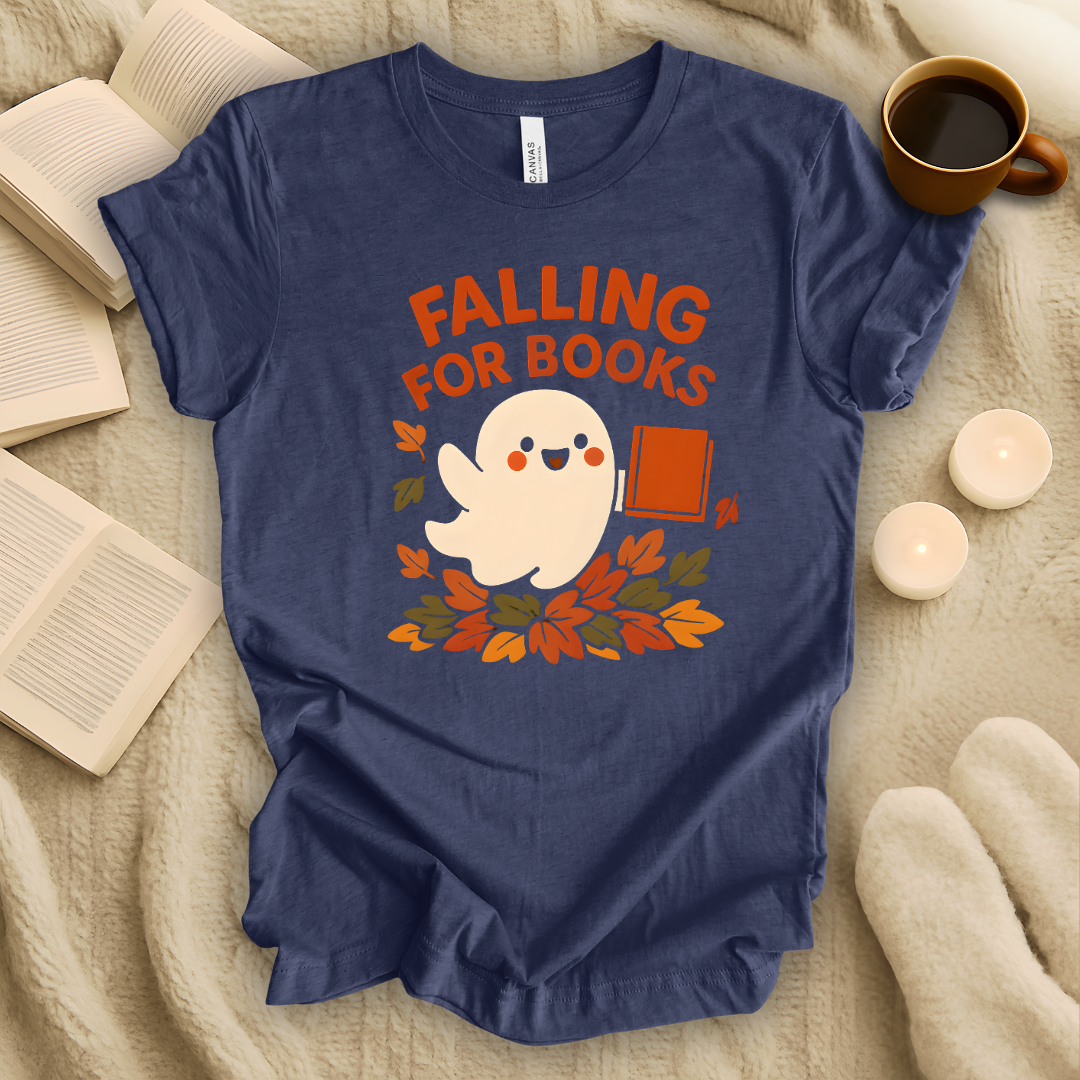 Falling for Books Halloween T-Shirt