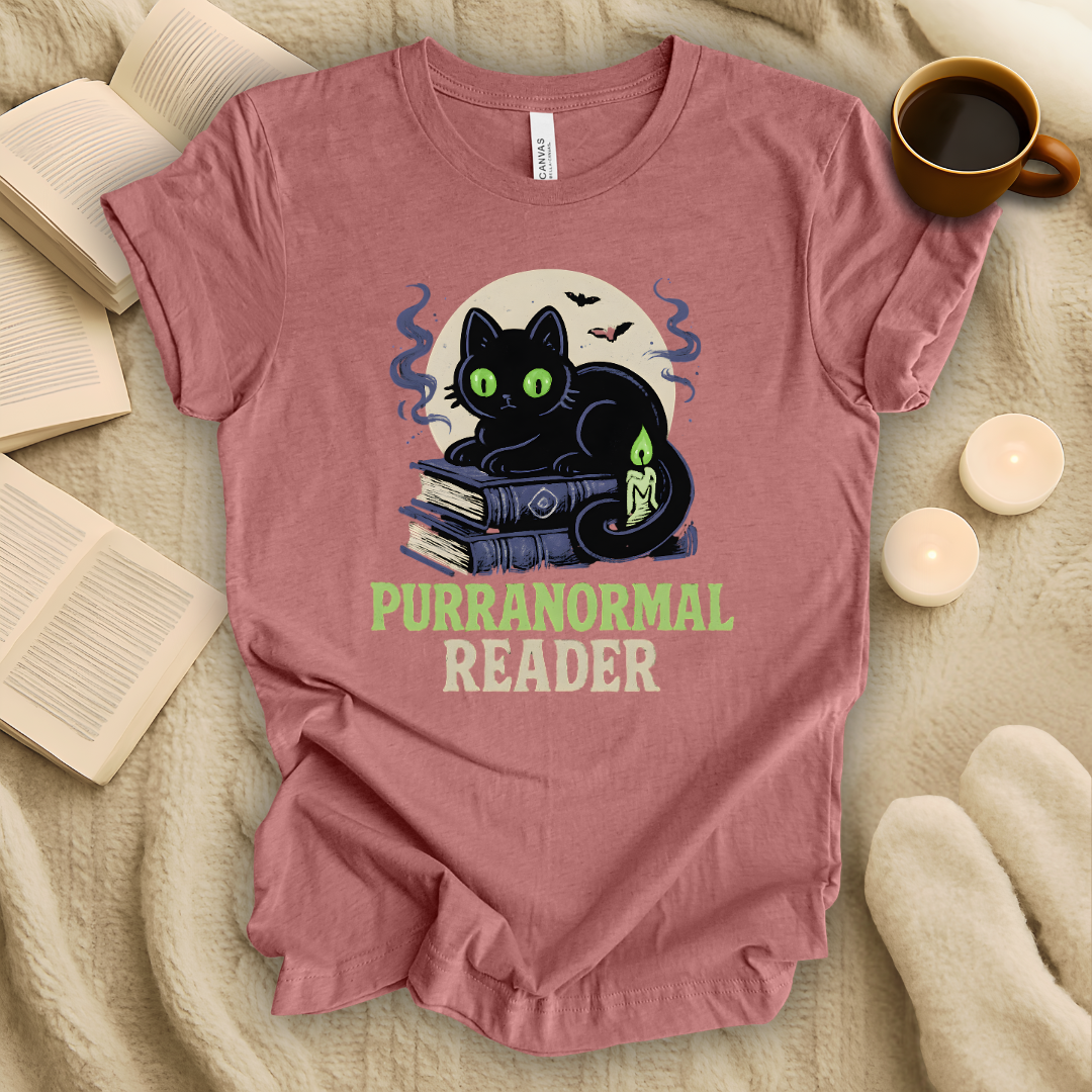Purranormal Reader Halloween T-Shirt