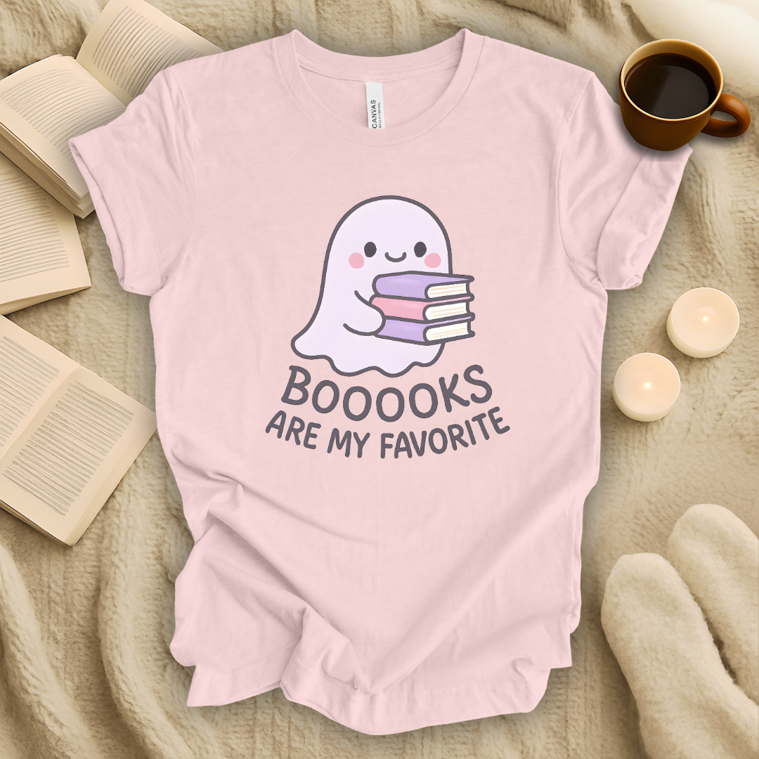 Booooks Are My Favorite Halloween T-Shirt