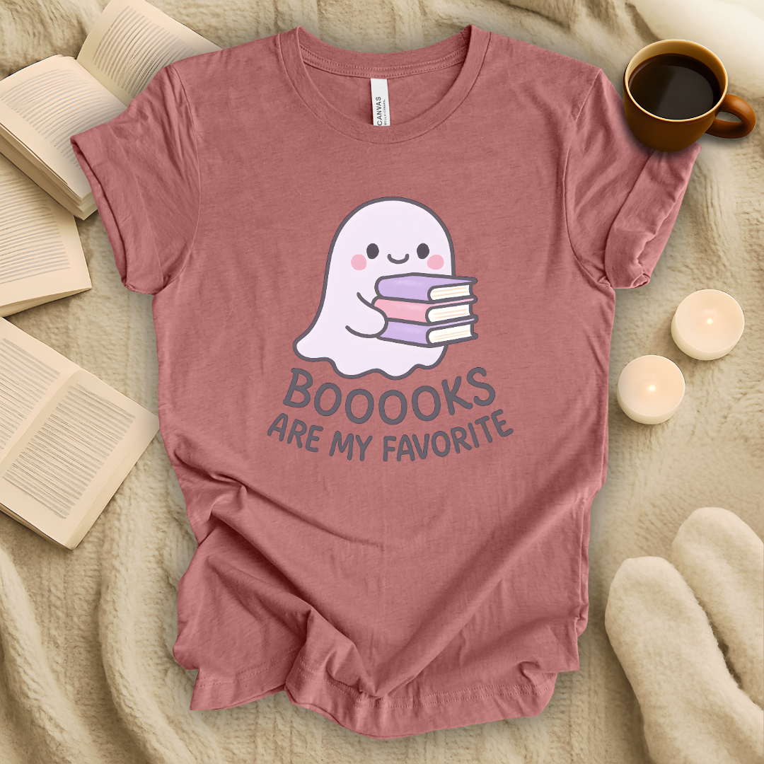Booooks Are My Favorite Halloween T-Shirt