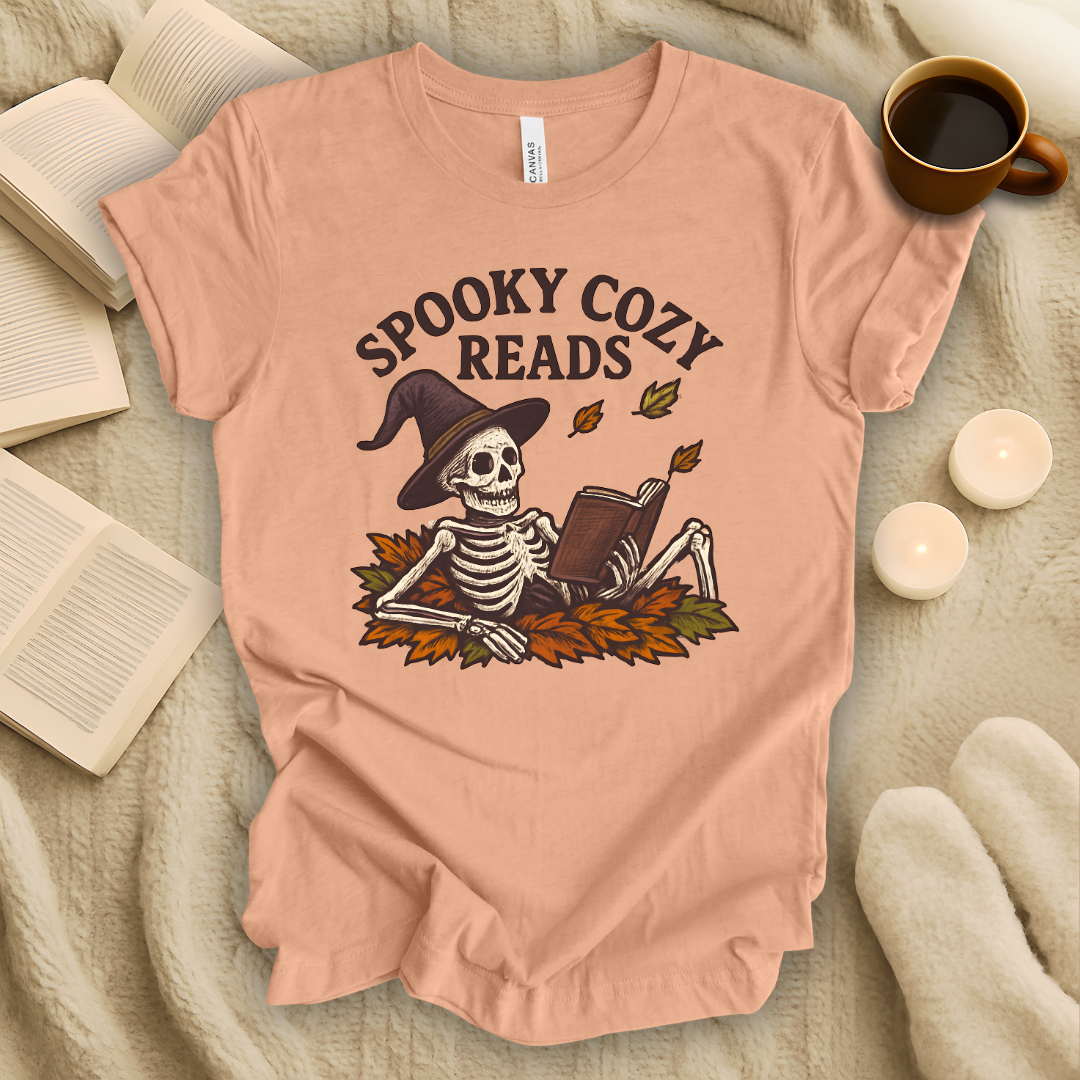 Spooky Cozy Reads Halloween T-Shirt