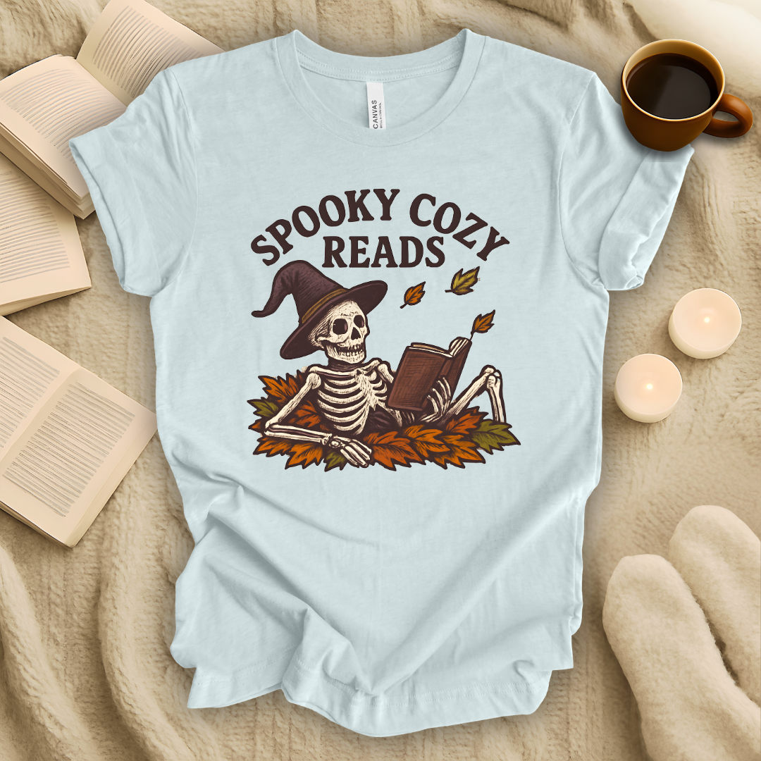 Spooky Cozy Reads Halloween T-Shirt