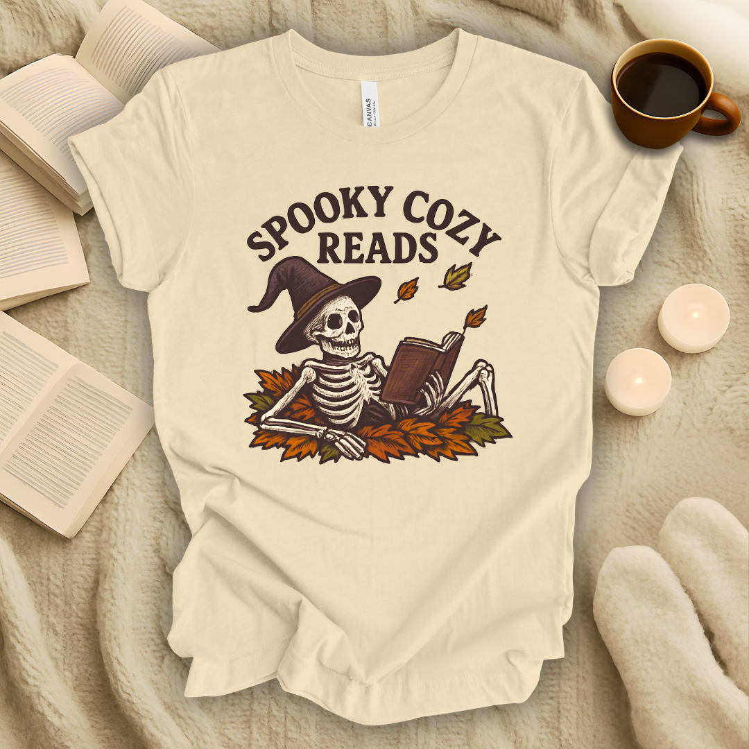 Spooky Cozy Reads Halloween T-Shirt