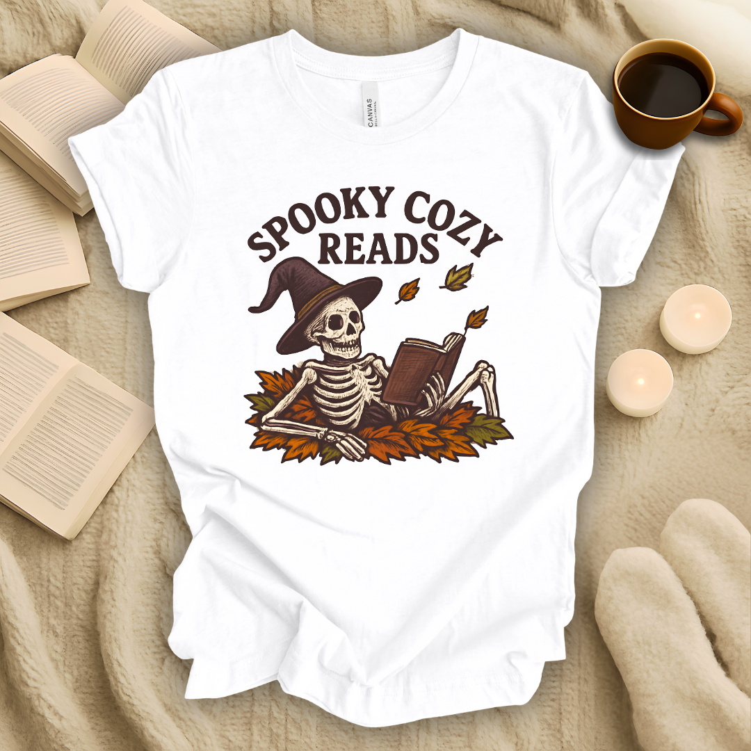 Spooky Cozy Reads Halloween T-Shirt