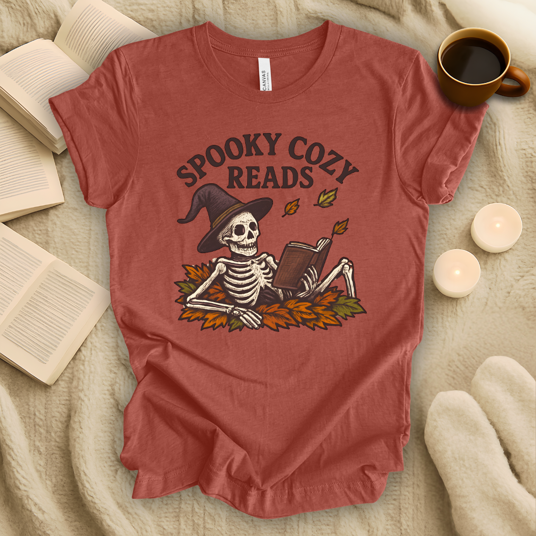 Spooky Cozy Reads Halloween T-Shirt