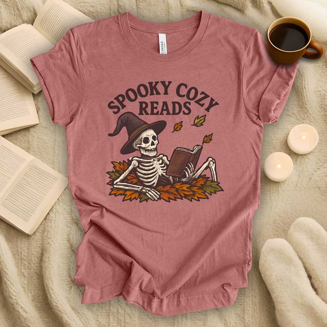 Spooky Cozy Reads Halloween T-Shirt