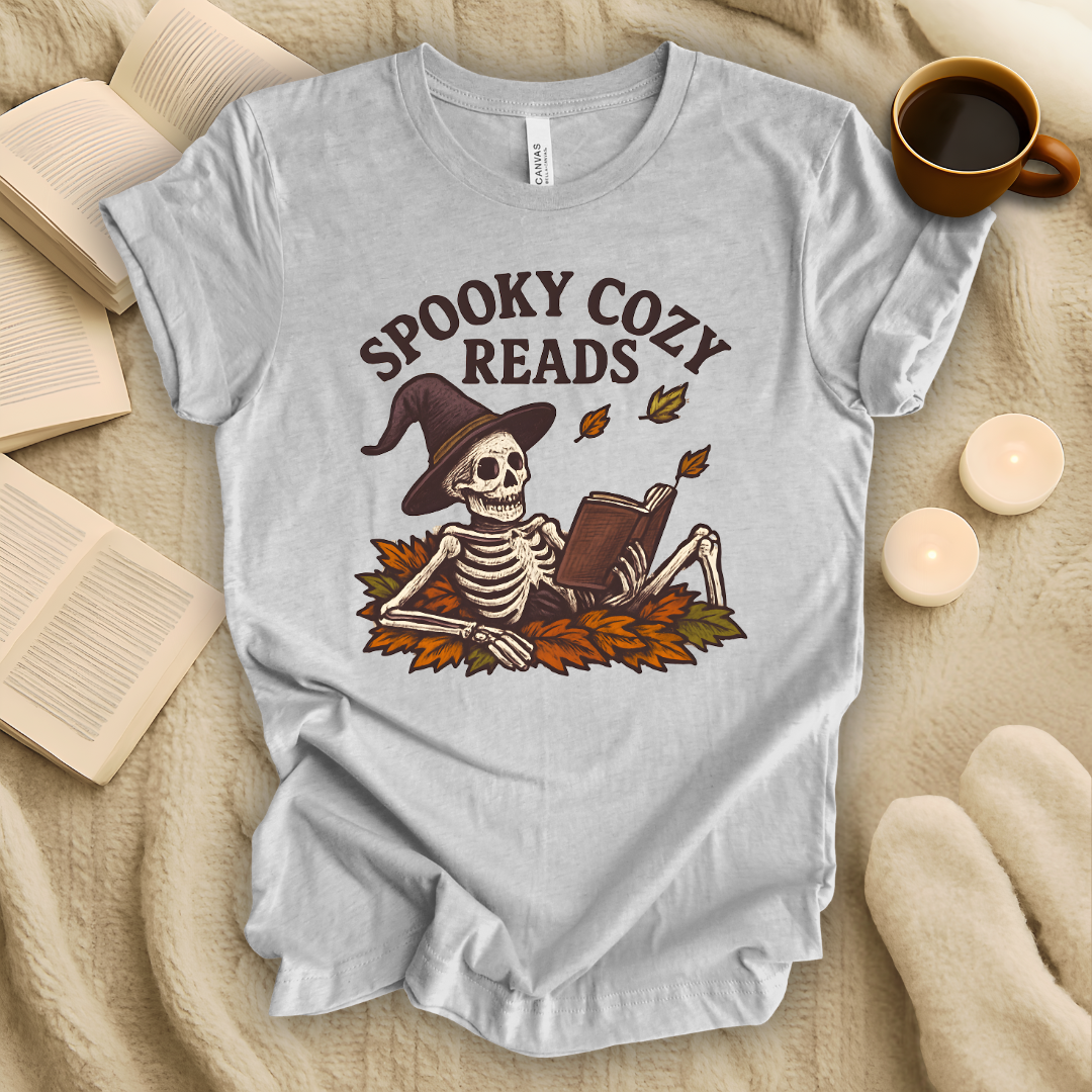 Spooky Cozy Reads Halloween T-Shirt
