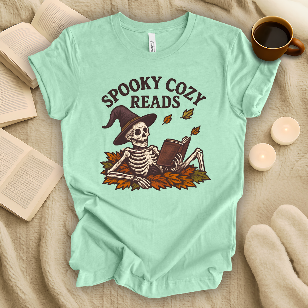 Spooky Cozy Reads Halloween T-Shirt