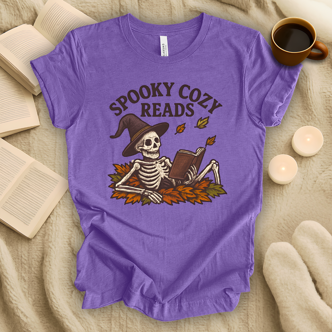 Spooky Cozy Reads Halloween T-Shirt