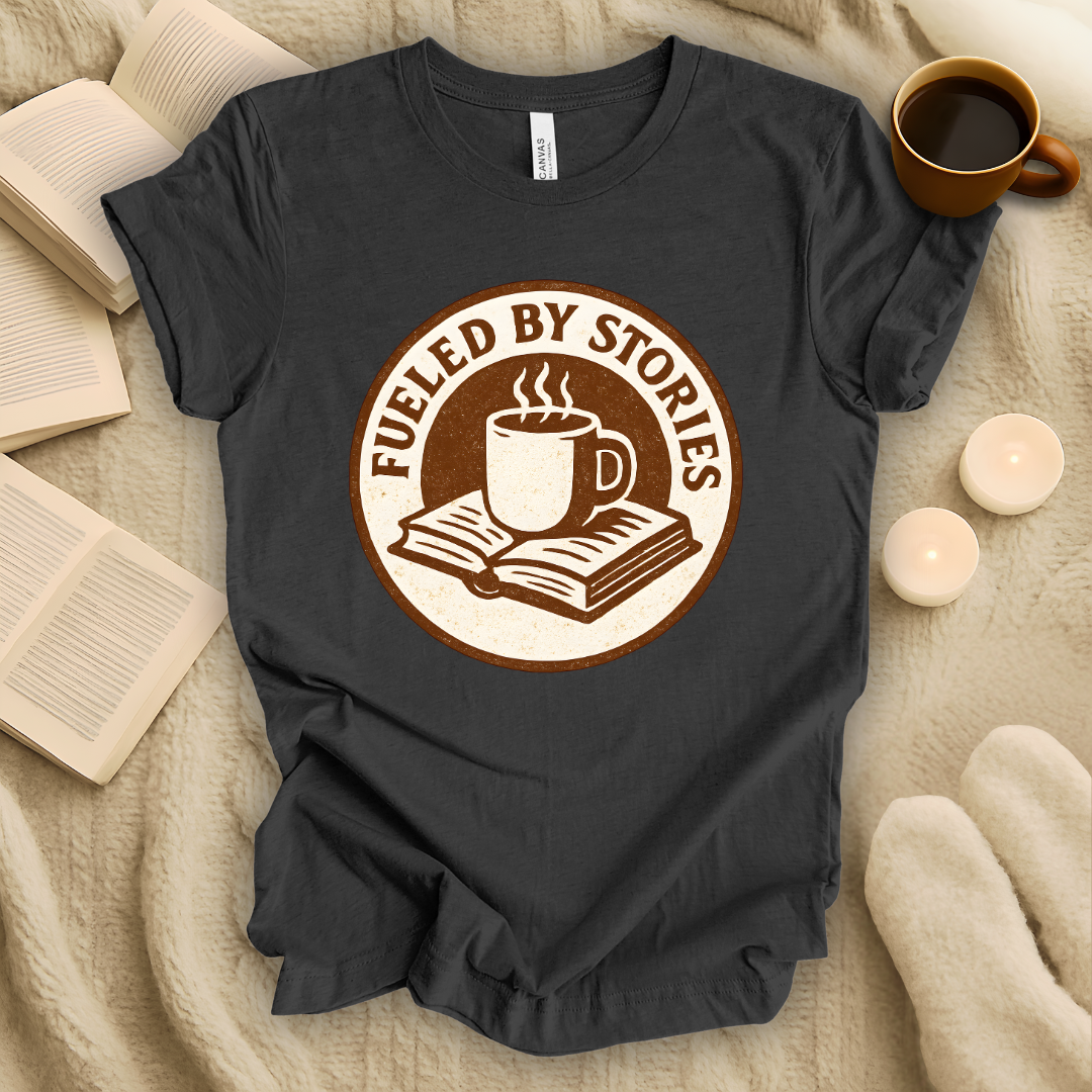Fueled By Stories Badge T-Shirt