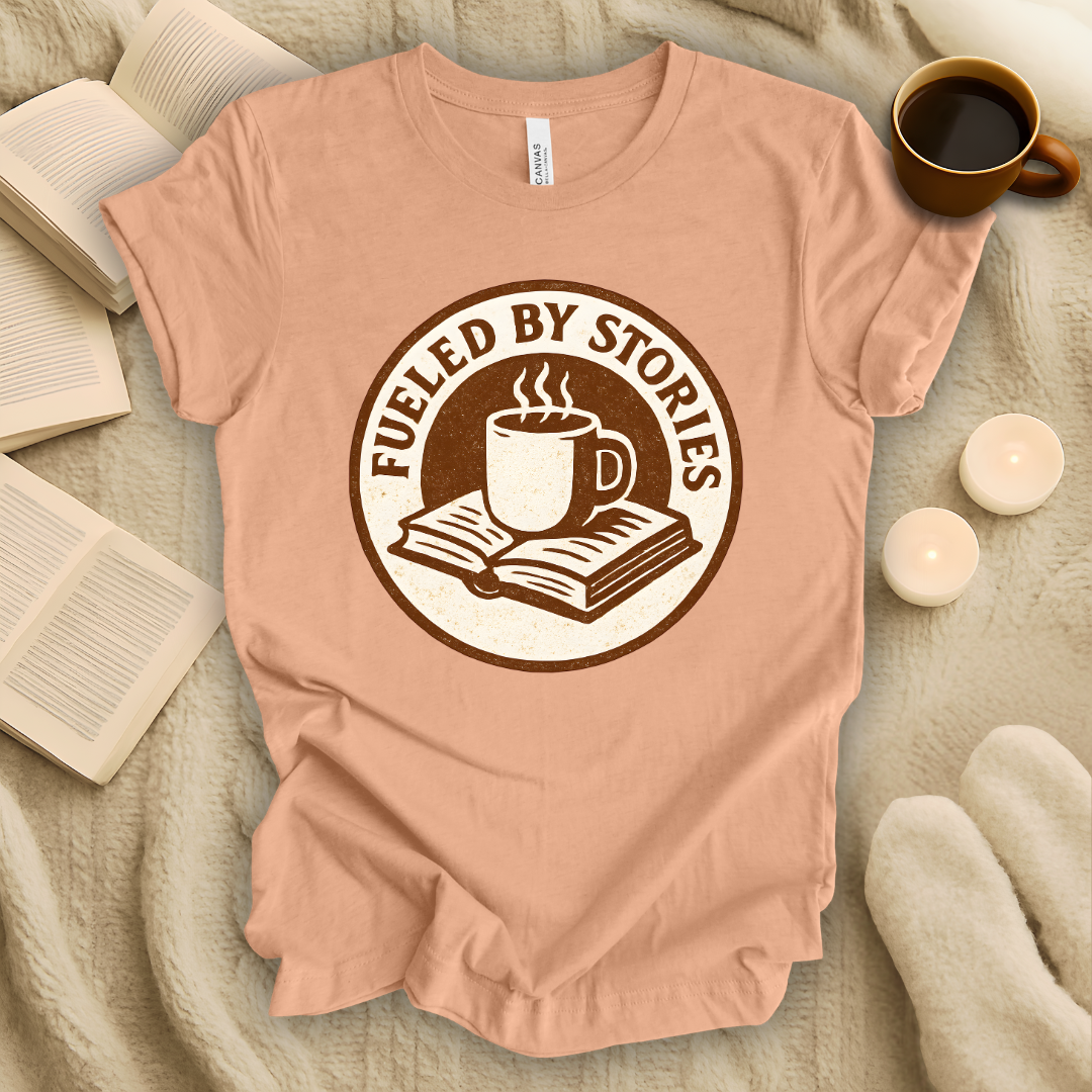Fueled By Stories Badge T-Shirt