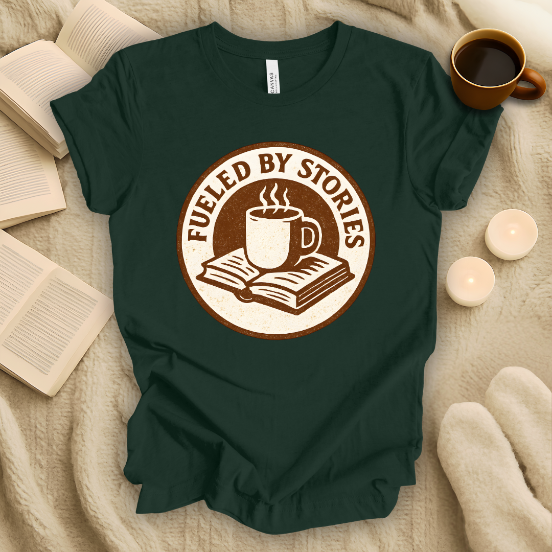 Fueled By Stories Badge T-Shirt