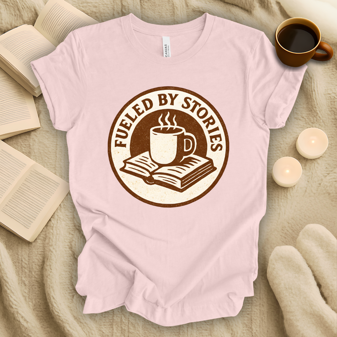 Fueled By Stories Badge T-Shirt