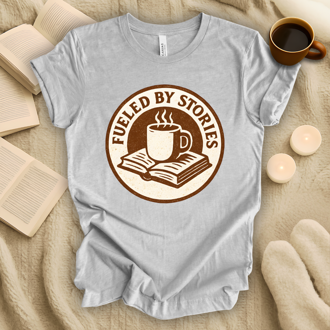 Fueled By Stories Badge T-Shirt