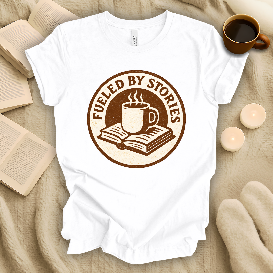 Fueled By Stories Badge T-Shirt