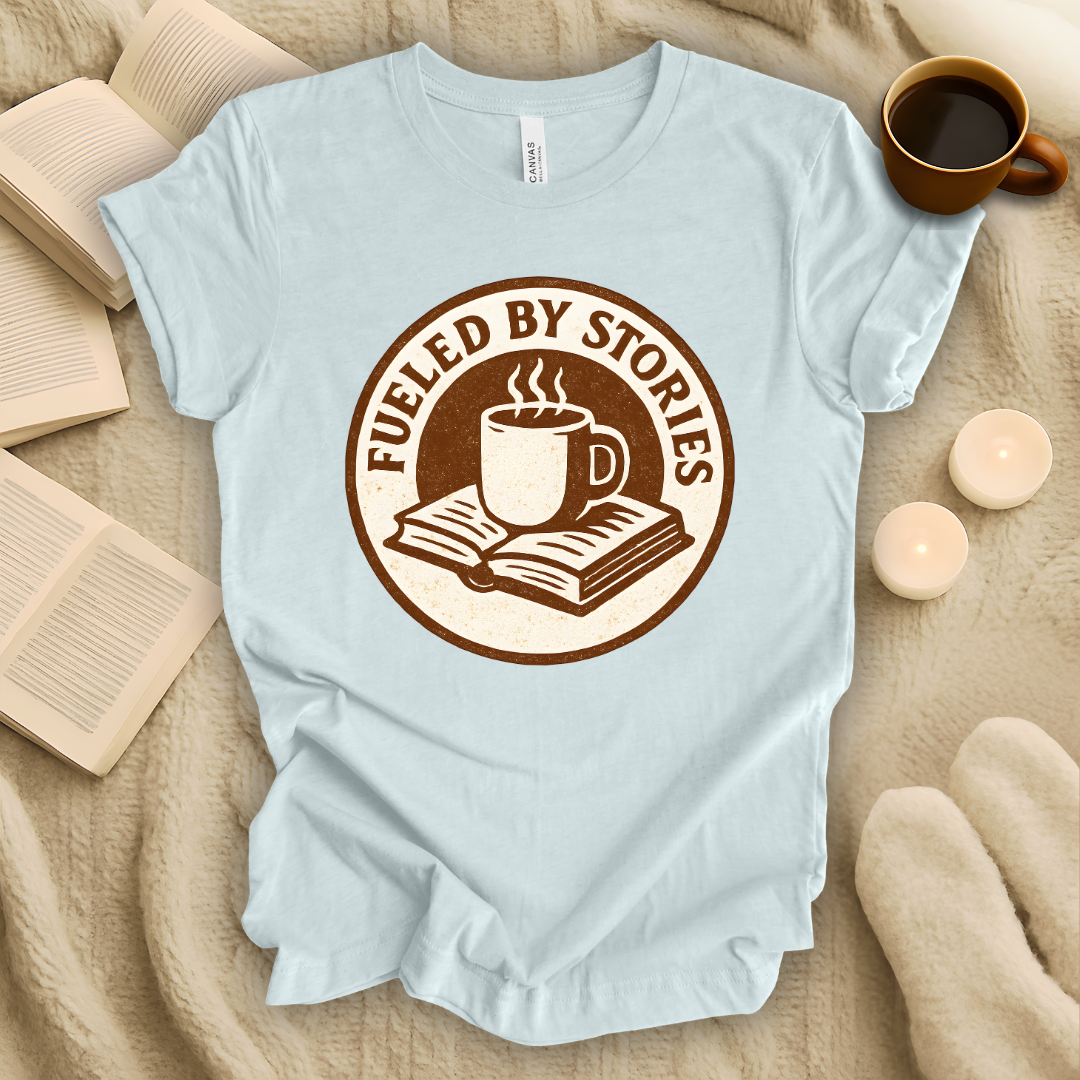 Fueled By Stories Badge T-Shirt