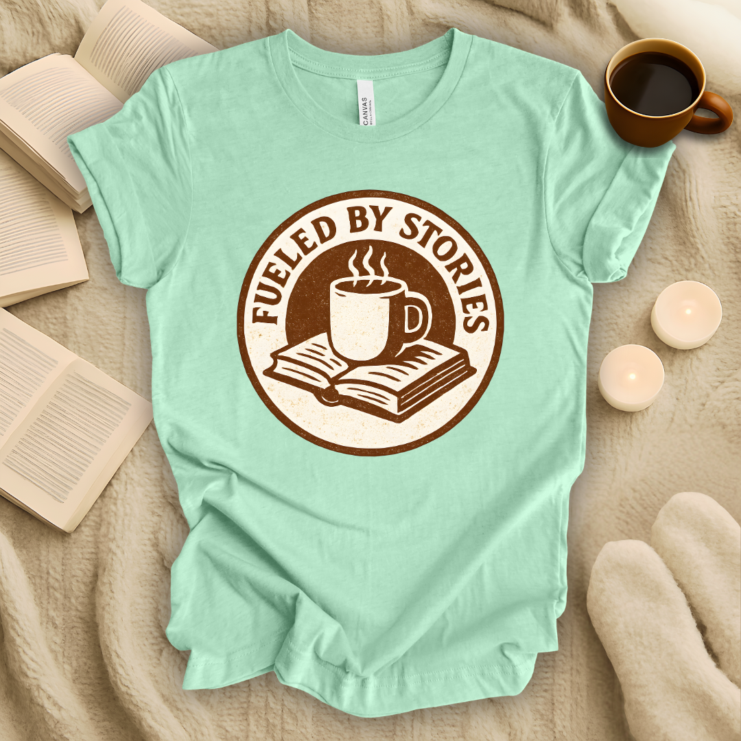 Fueled By Stories Badge T-Shirt