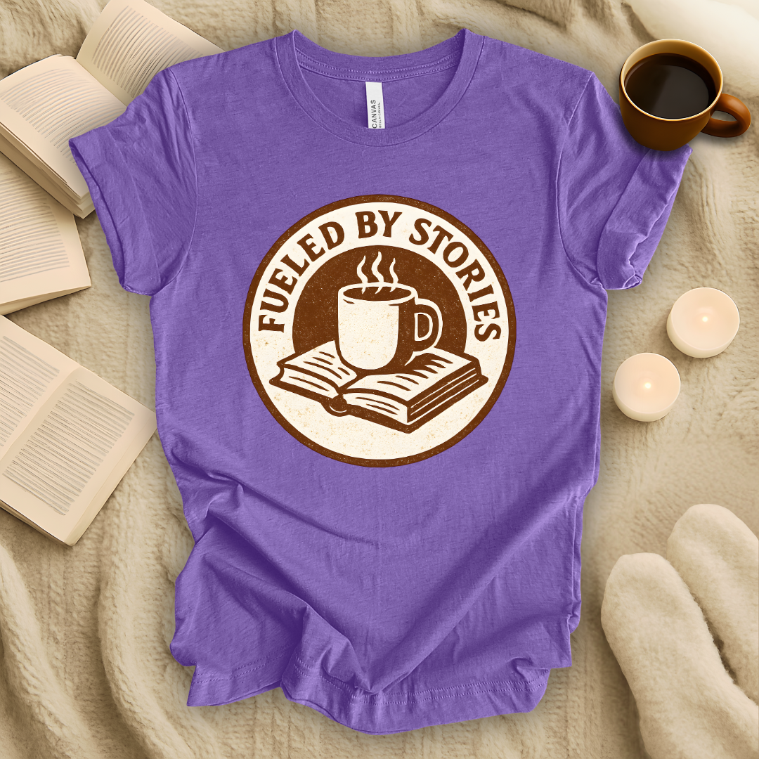Fueled By Stories Badge T-Shirt