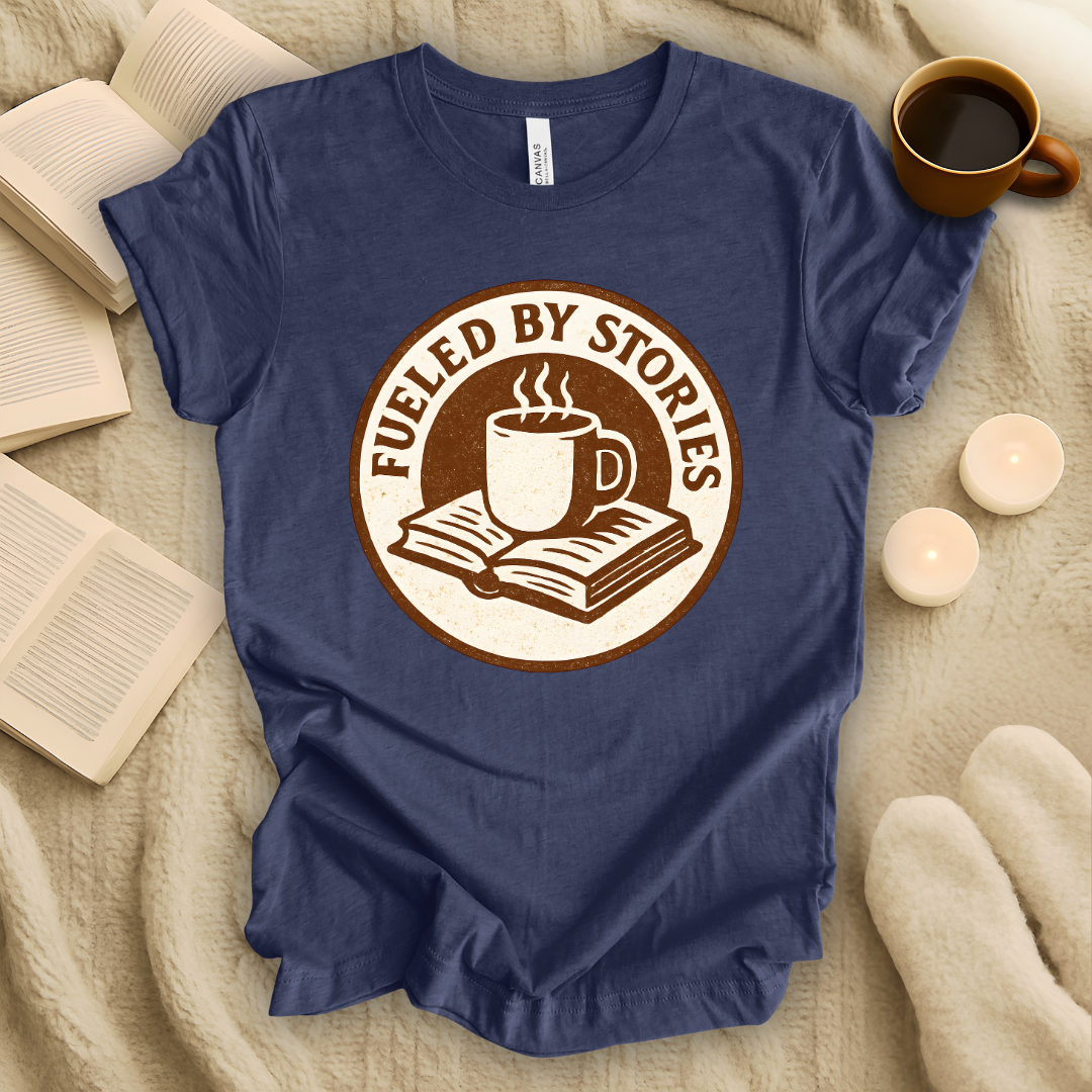 Fueled By Stories Badge T-Shirt