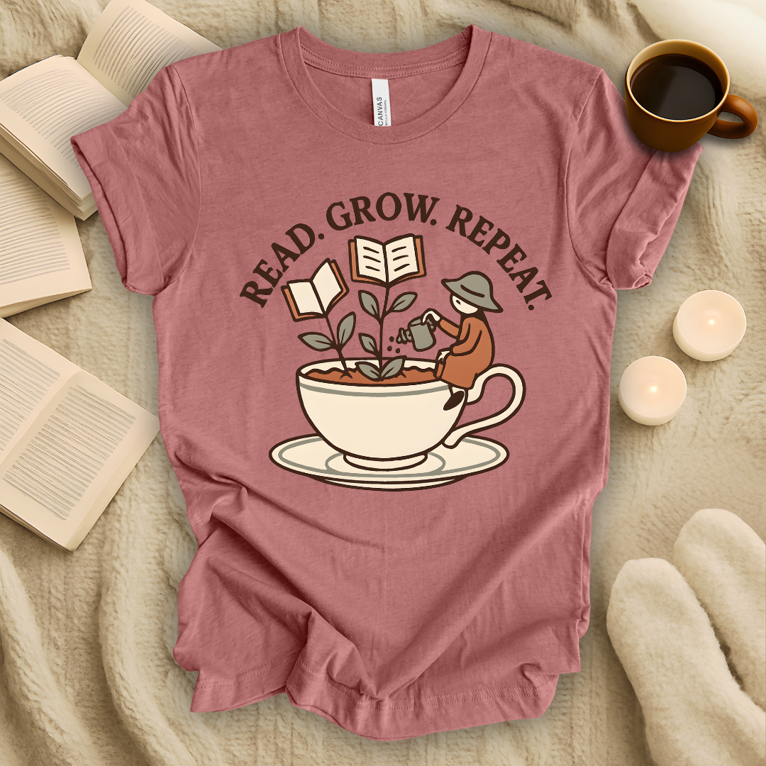 Read. Grow. Repeat. T-Shirt