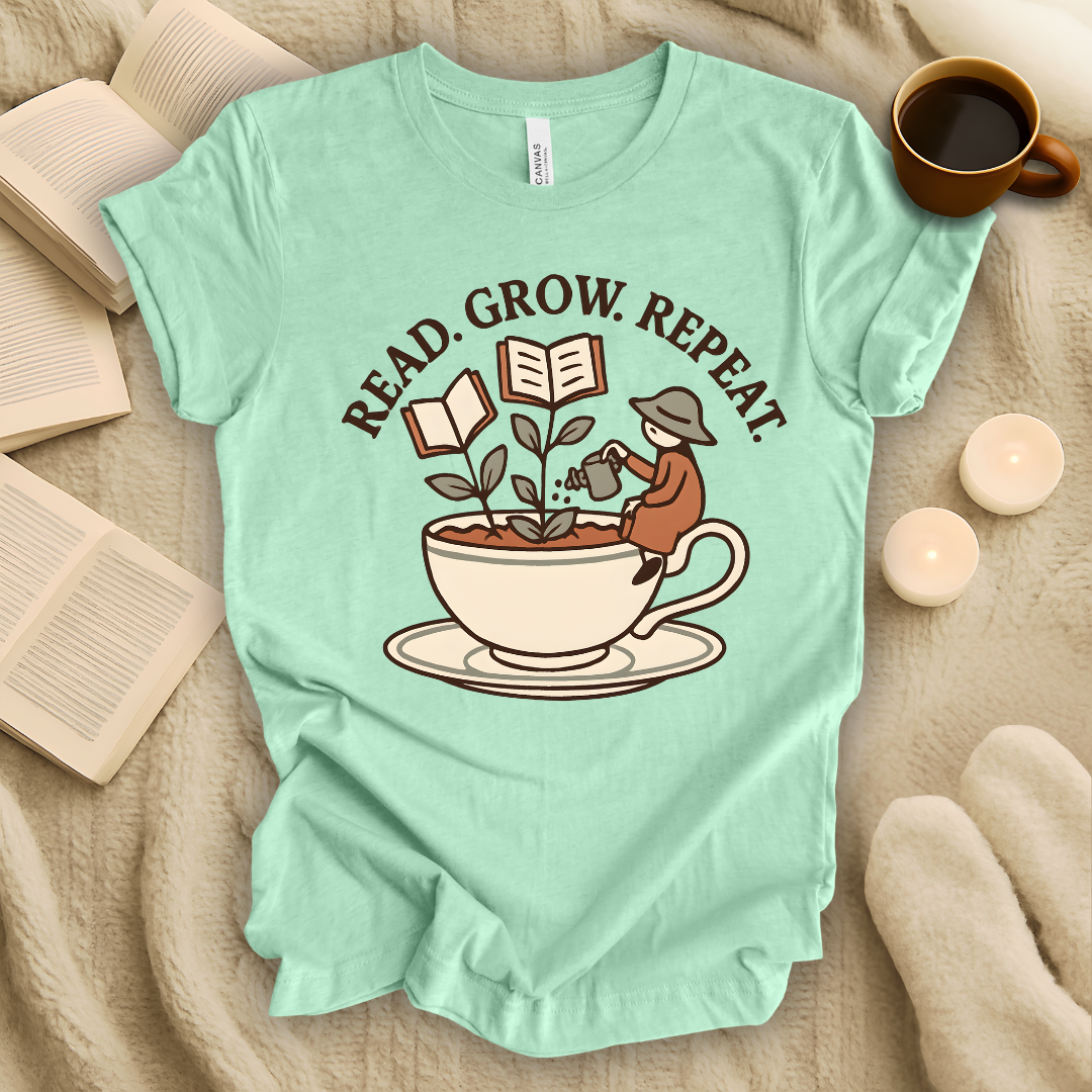 Read. Grow. Repeat. T-Shirt