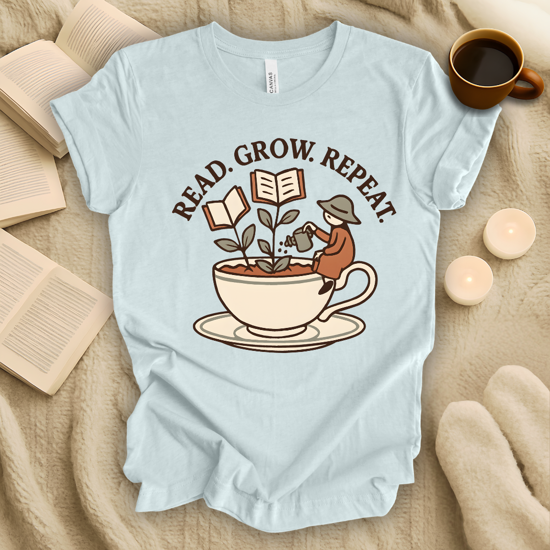 Read. Grow. Repeat. T-Shirt