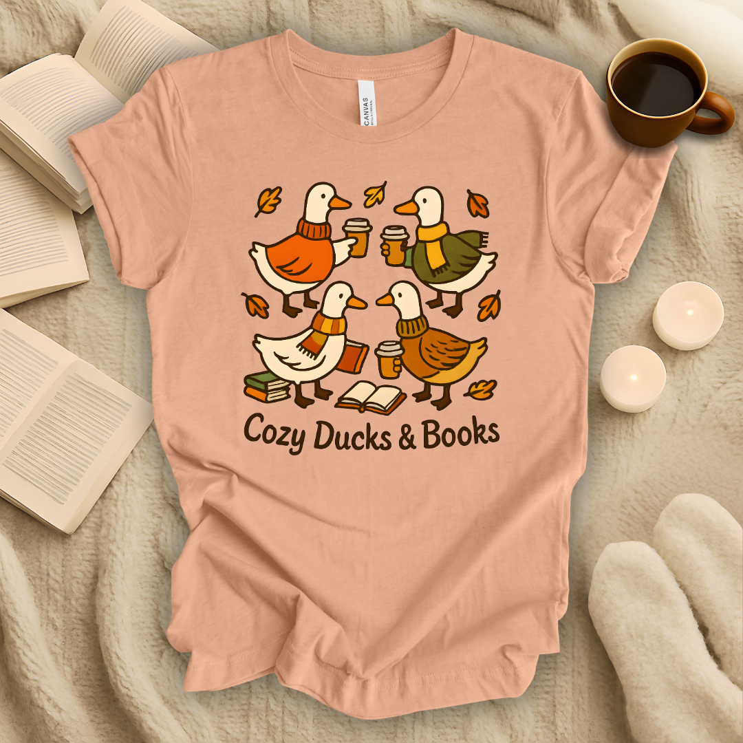 Cozy Ducks & Books T-Shirt