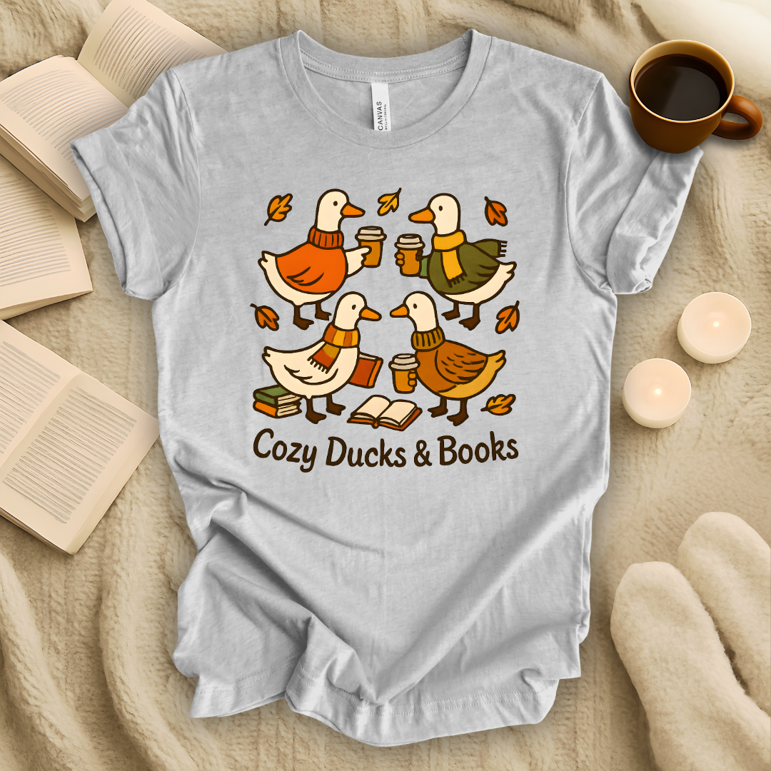 Cozy Ducks & Books T-Shirt