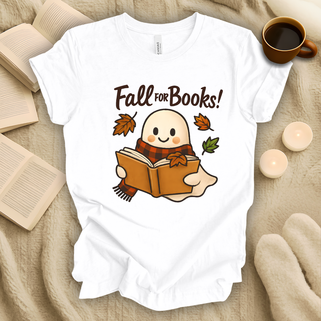 Fall for Books Halloween T-Shirt