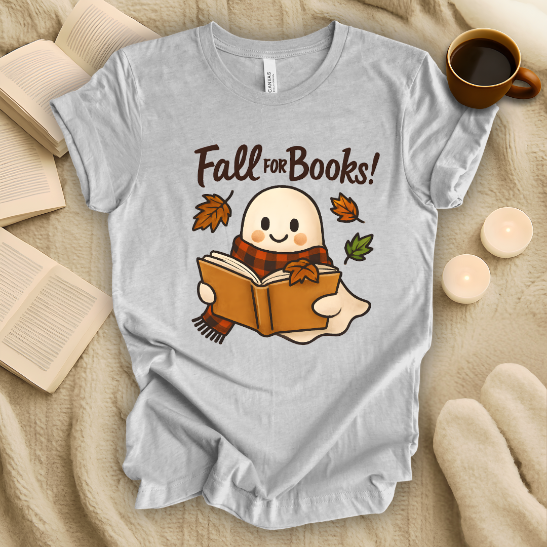 Fall for Books Halloween T-Shirt