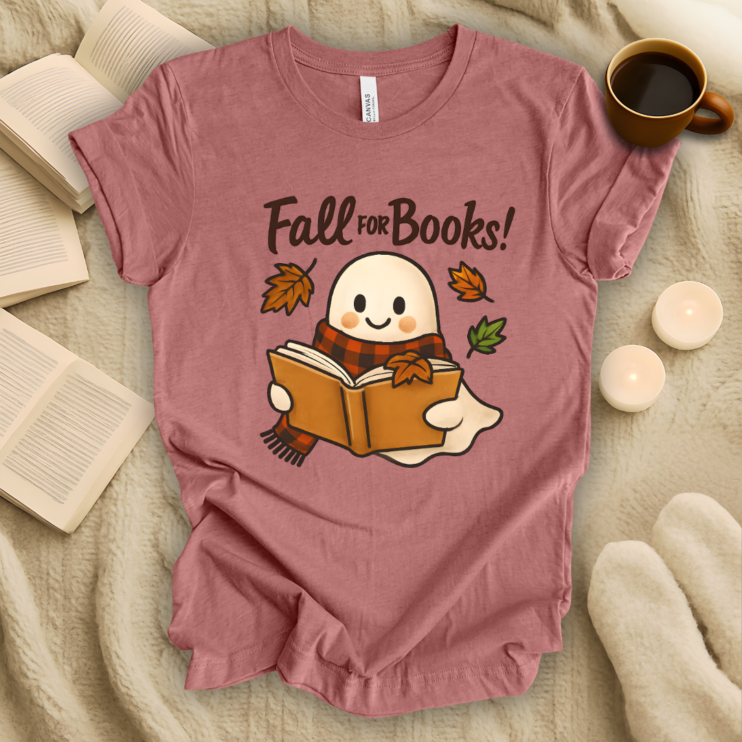 Fall for Books Halloween T-Shirt
