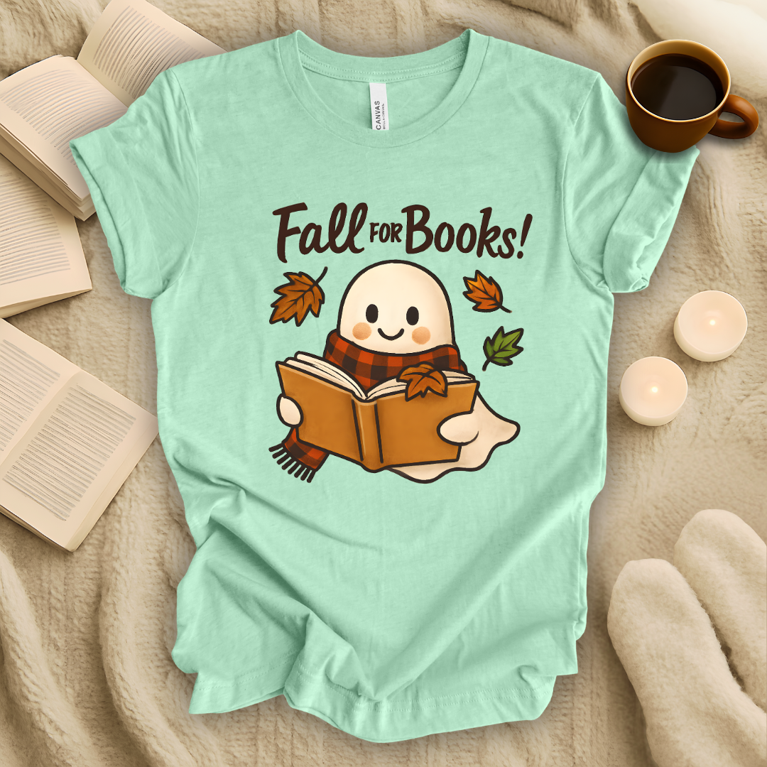 Fall for Books Halloween T-Shirt