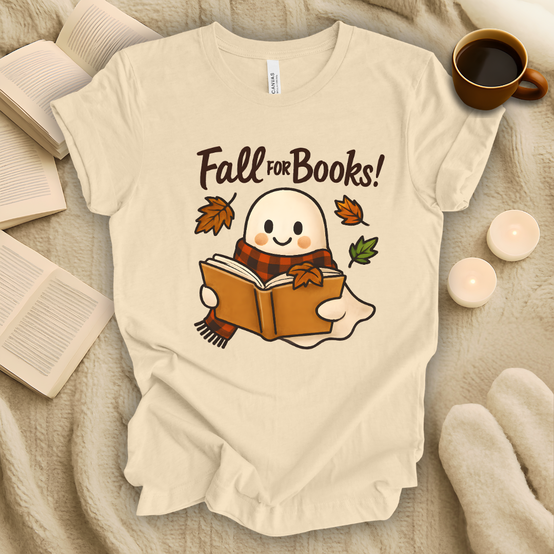 Fall for Books Halloween T-Shirt
