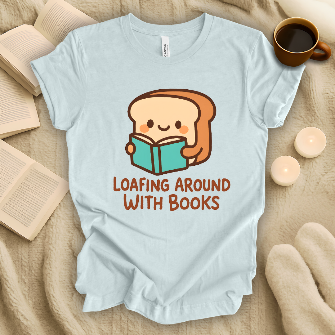 Loafing Around With Books T-Shirt