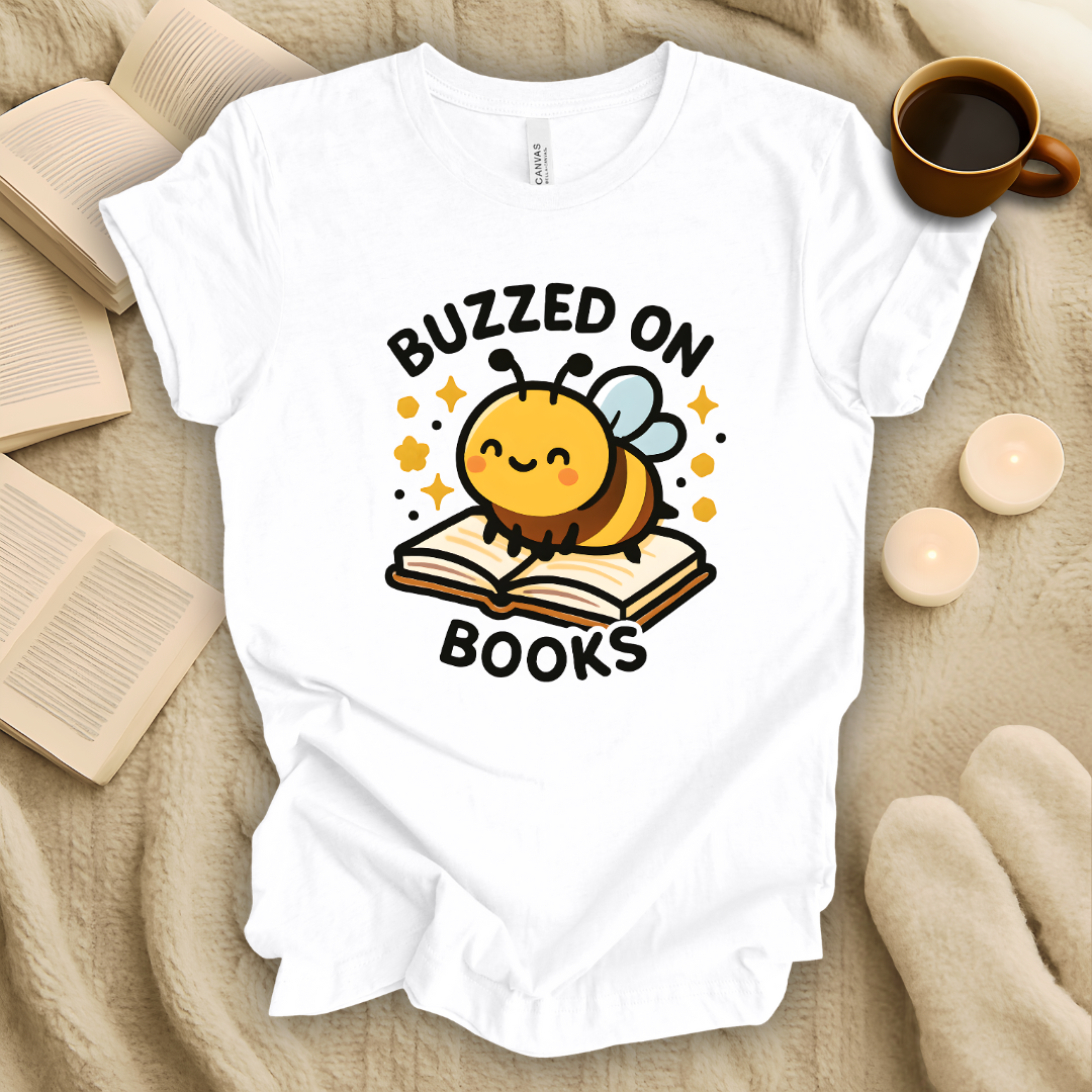 Buzzed On Books T-Shirt