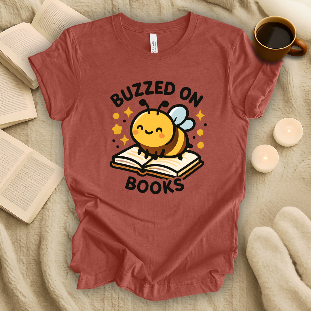 Buzzed On Books T-Shirt