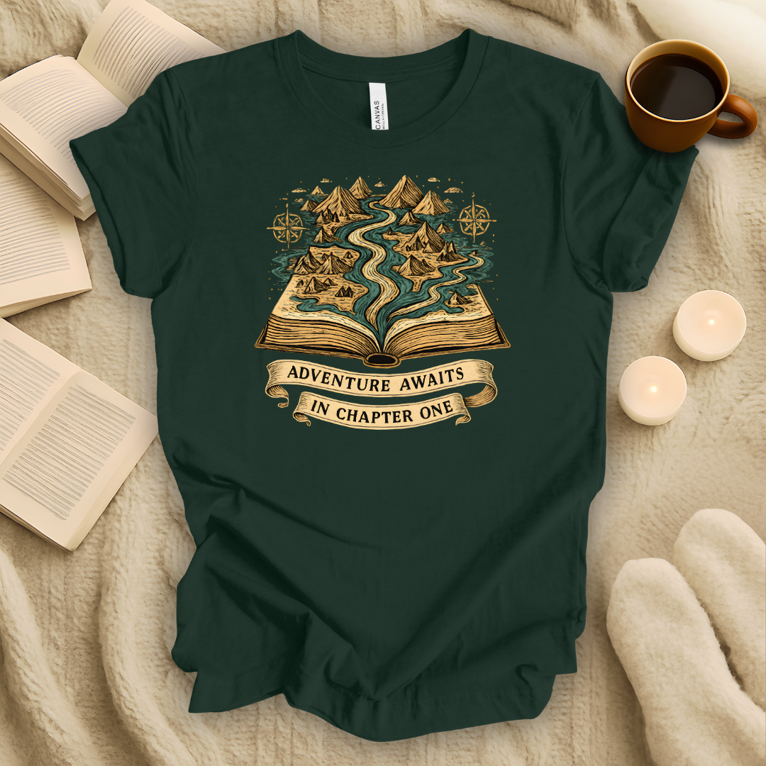 Adventure Awaits in Chapter One T-Shirt