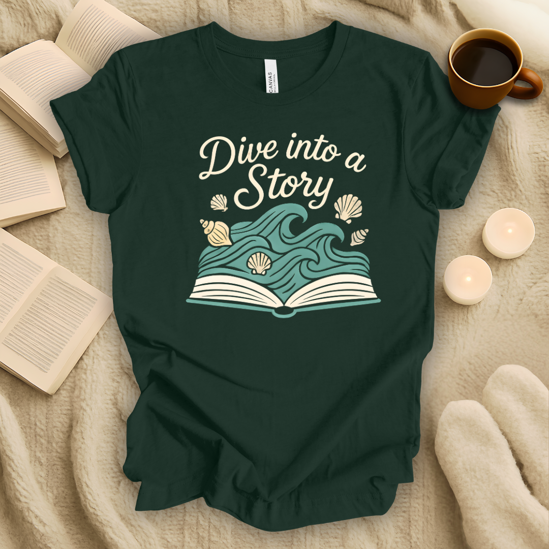 Dive Into a Story T-Shirt