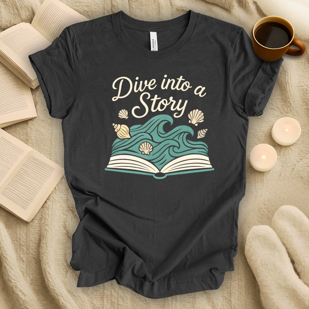 Dive Into a Story T-Shirt