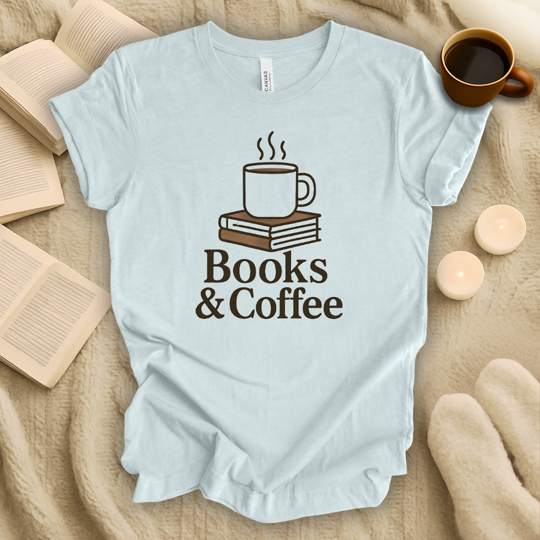 Books & Coffee T-Shirt
