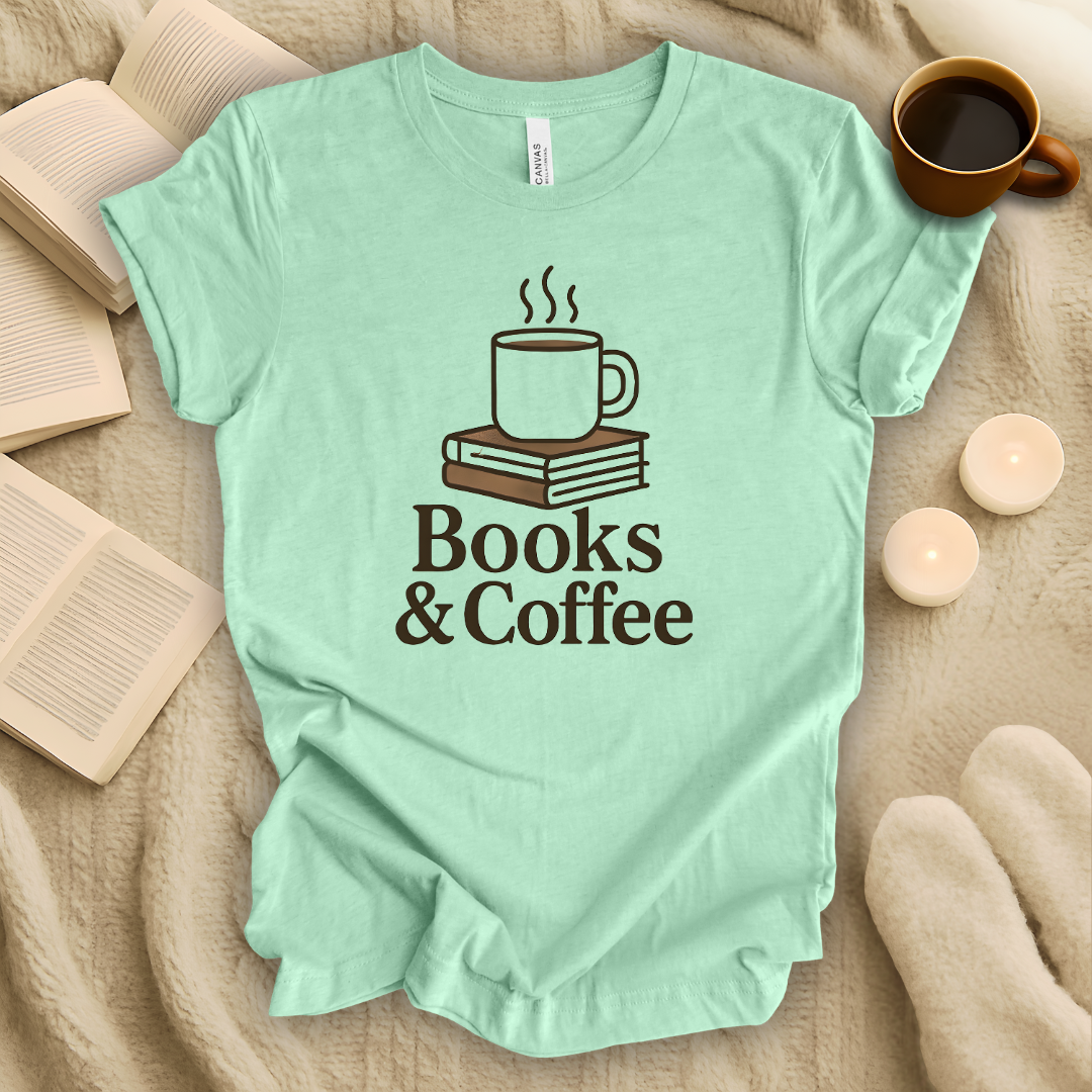 Books & Coffee T-Shirt