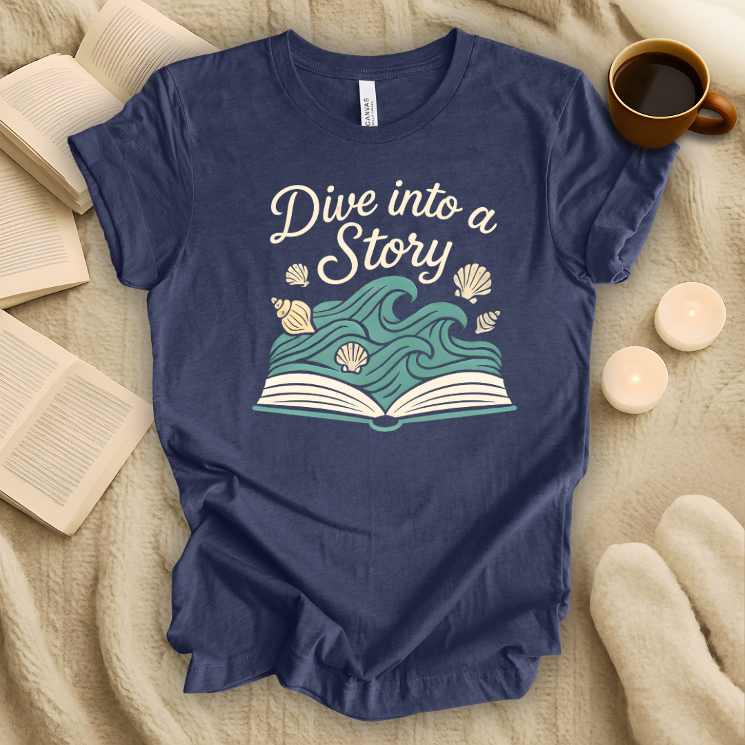 Dive Into a Story T-Shirt