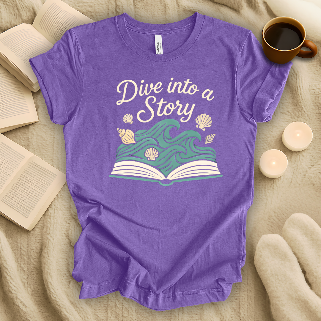 Dive Into a Story T-Shirt