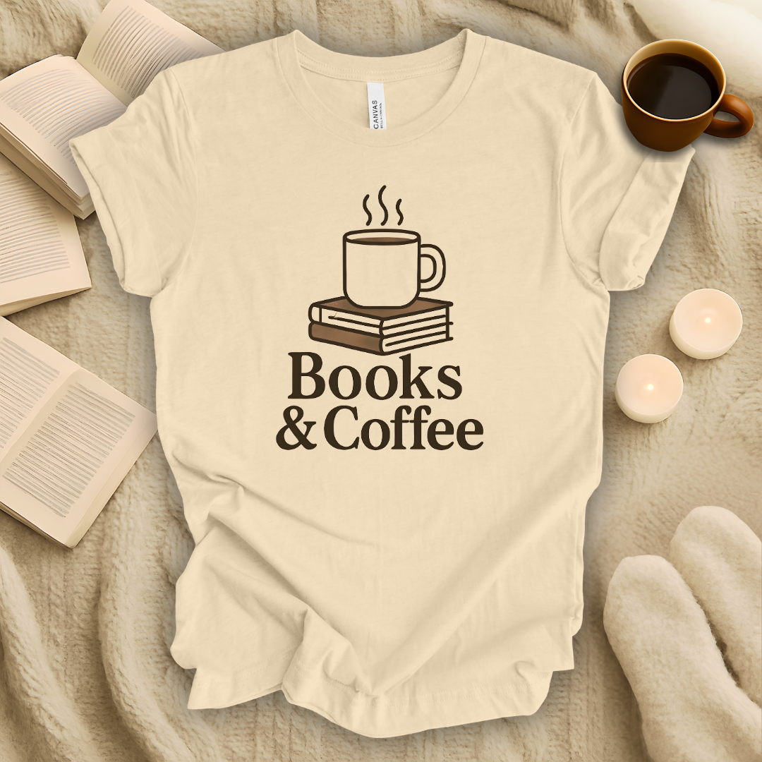 Books & Coffee T-Shirt