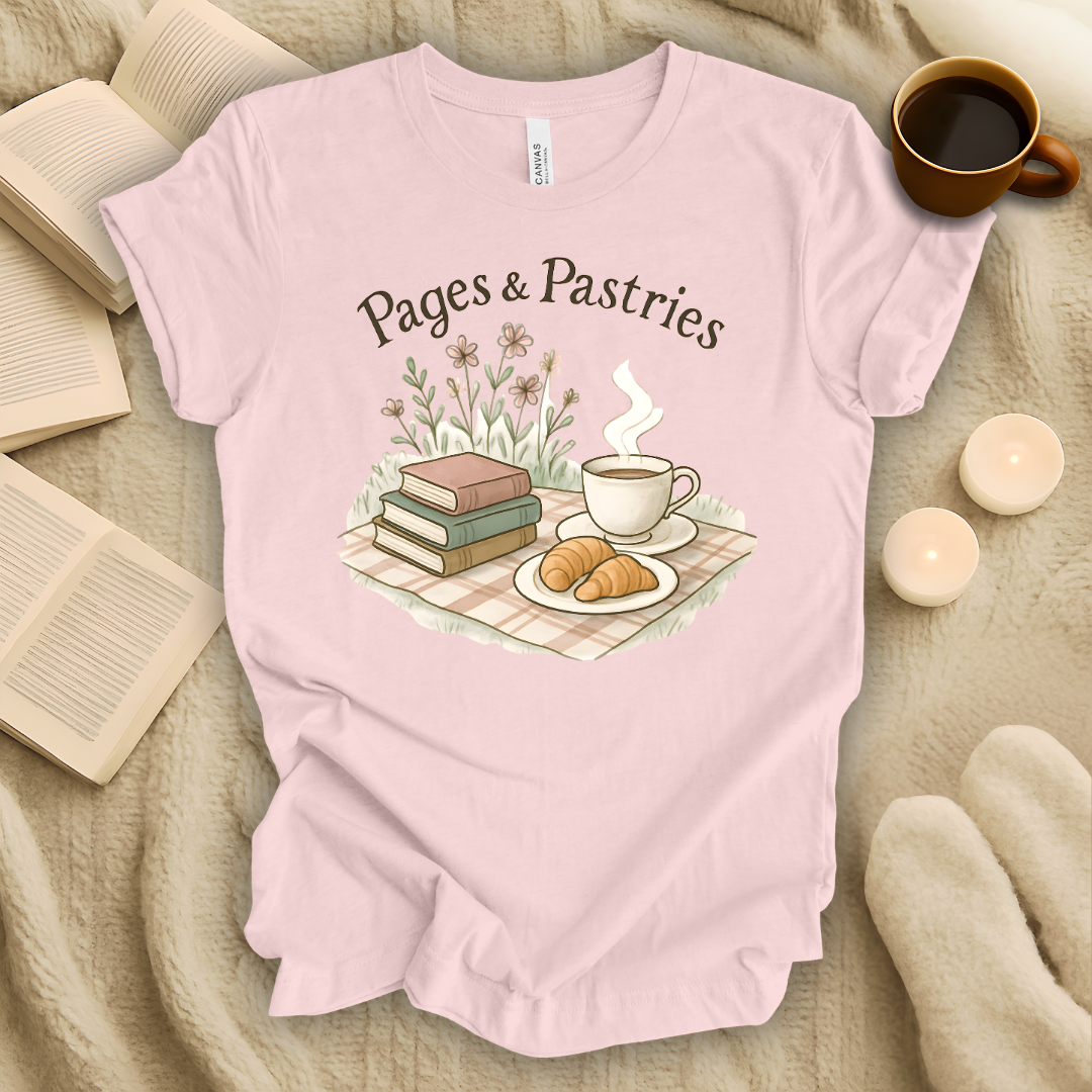 Pages and Pastries T-Shirt