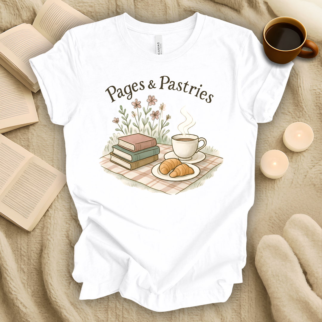 Pages and Pastries T-Shirt