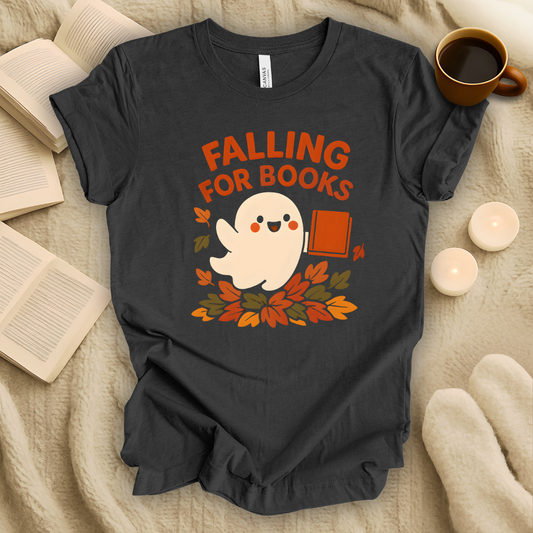 Falling for Books Halloween T-Shirt