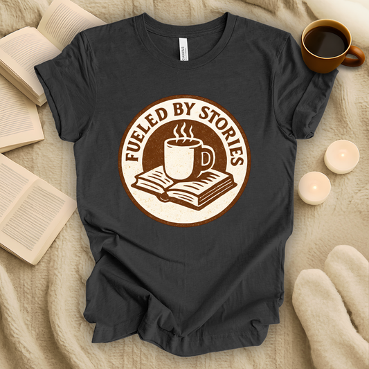 Fueled By Stories Badge T-Shirt