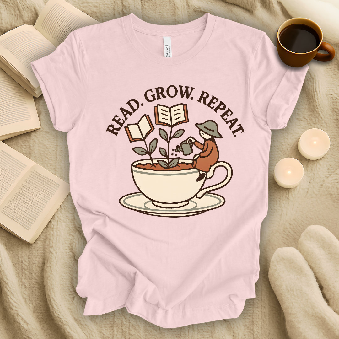 Read. Grow. Repeat. T-Shirt