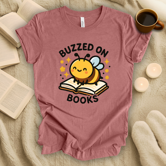 Buzzed On Books T-Shirt